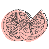 thestraitandnarrow pink cheers orange yum Sticker