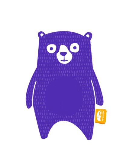 Minstingen giphyupload animal wave bear Sticker