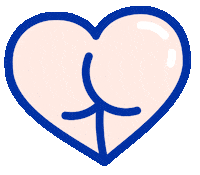 Heart Love Sticker by Cheeky Charity