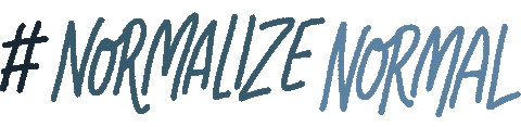 Normalize Normal Sticker by heysleepybaby