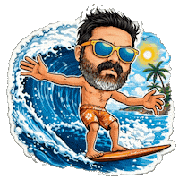 Mare Surf Life Sticker by VanTrip.it