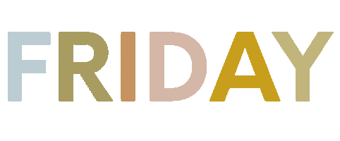 Days Of The Week Friday Sticker