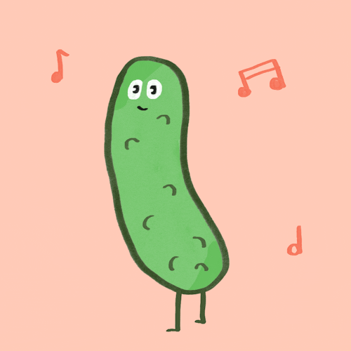 dancing pickle GIF by Eva