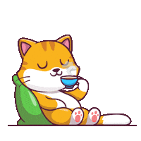 Enjoying Good Morning Sticker by CATECOIN