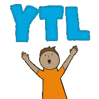 ytlfoundation happy celebrate shocked scholar Sticker