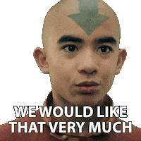 Avatar The Last Airbender Smiling Sticker by NETFLIX