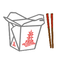 Box Sticker by Qin Oriental Food