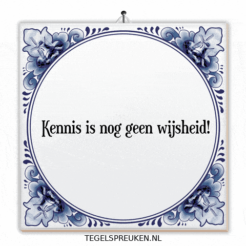 Wijsheid Spreuk GIF by Tegelspreuken.nl