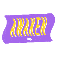 mjdsgnpe design mj awaken majochavezsm Sticker