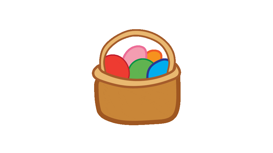 Easter Egg Easteregg Bunny Bucket Spring Sticker by Allie the Ellie