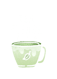 Tea Drinking Sticker