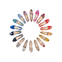 bellas_vienna shoes vienna bunt regenbogen Sticker
