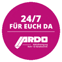 ArdoKanaltechnik 247 24h ardo rohrreinigung Sticker