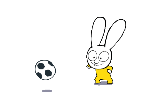 Super Cool Goal Sticker by Simon Super Rabbit