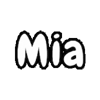 Mia Nombre Sticker by Fresa Creativa