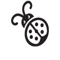 Bug Bouncing Sticker by Nifty Gifts