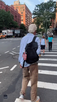 New Yorkers Whiz Down Bike Lane in Motorized Lawn Chairs