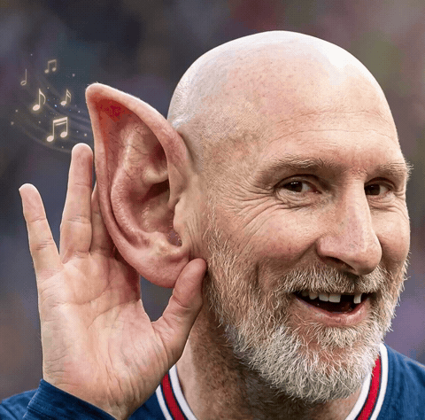 Messi Listening GIF