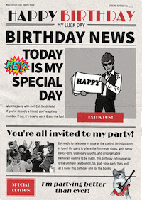 Happy Birthday Party GIF by MockoFun