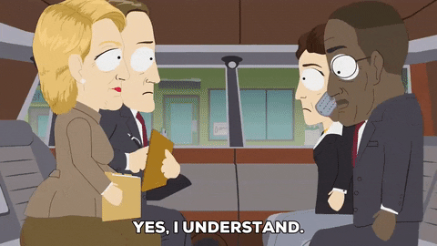 same page understand GIF by South Park 