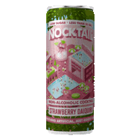 Nocktail drink vegan alcohol cocktail Sticker