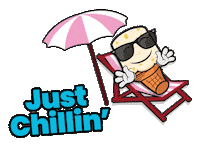 Relaxed Icecream Sticker by Thrifty Ice Cream