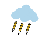 Rain Cloud Sticker by nadrosia