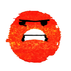 Angry Glitch Sticker by Red Giant