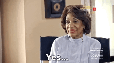 maxine waters GIF by 50th NAACP Image Awards
