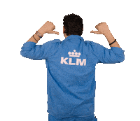 Royal Dutch Airlines Travel Sticker by KLM