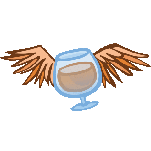 TransplantsBrewingCompany giphyupload beer wings glass Sticker