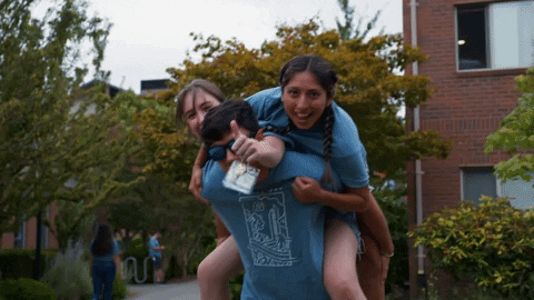 Student Life Thumbs Up GIF by George Fox University