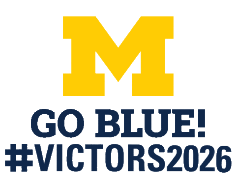Go Blue Sticker by University of Michigan Admissions