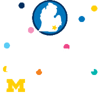 University Of Michigan Uofmichigan Sticker by Michigan Public Health