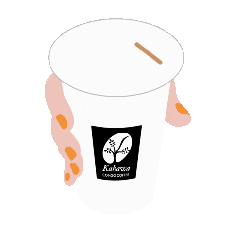 Coffee Drink Sticker by KahawaCongoCoffee