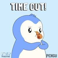 Wait A Second Hold On GIF by Pudgy Penguins