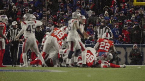 Jahlani Tavai Football GIF by New England Patriots