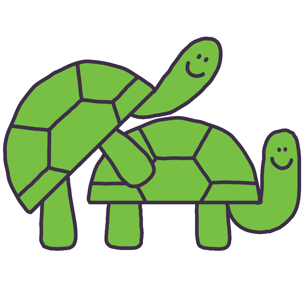 turtles Sticker by Tim Lahan