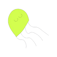 Jellyfish Sticker by Appel à Tous