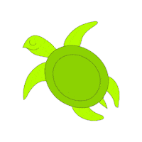 Turtle Sticker by Appel à Tous