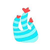Coral Love Sticker by Appel à Tous