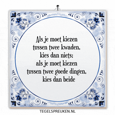 Humor Keuze GIF by Tegelspreuken.nl
