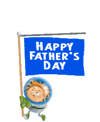 fathers day dad Sticker by Bill Greenhead