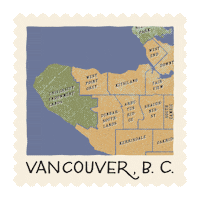 kseniam canada vancouver ubc yvr Sticker