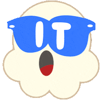 You Know It Popcorn Sticker by Zesty Z