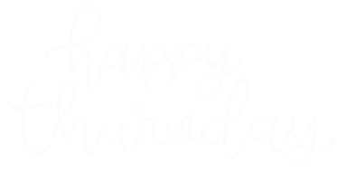 Happy Day Thursday Sticker