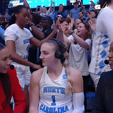 Excited University Of North Carolina GIF by UNC Tar Heels