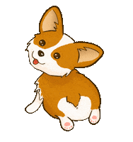 Dog Corgi Sticker