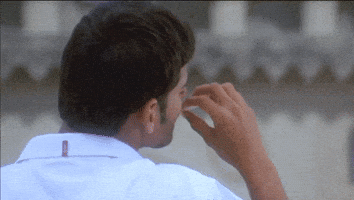 Turn Around Smile GIF