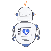 iranserver heart robot iran server Sticker